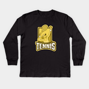 Apparently I Like Tennis Kids Long Sleeve T-Shirt